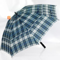 Check Polyester Double Layer Golf Umbrella (YS-G1008A)